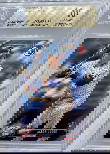 2017 Bowman Aaron Judge BGS 10 Pristine