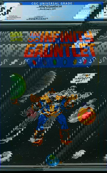 INFINITY GAUNTLET #4, CGC 9.6 NM+