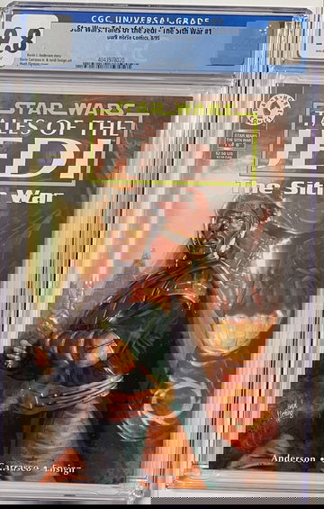 STAR WARS TALES OF THE JEDI THE SITH WAR # 1 DARK HORSE 1995 CGC 9.8 WHITE PAGES