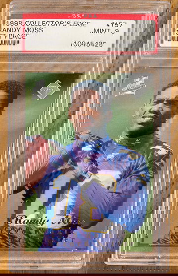 1998 Collectors Edge 1st Place  Randy Moss PSA 9