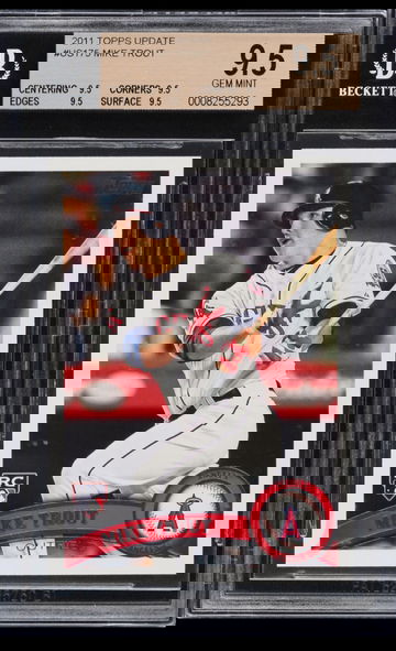 2011 Topps Update Mike Trout BGS 9.5 True Gem
