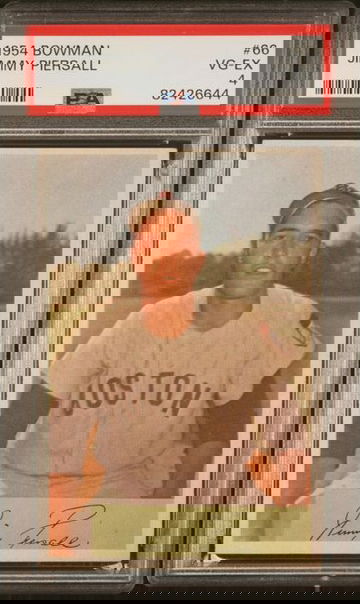 1954 Bowman Jimmy Piersall #66 PSA 4 [BL-2.33]