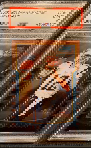 Tom Brady 2000 Bowman Chrome #236 PSA 9 Mint 