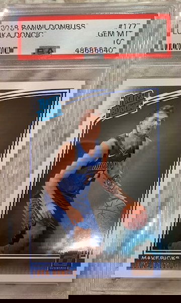 2018 Panini Donruss Luka Doncic #177 Rookie PSA 10