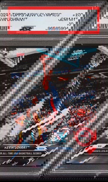 2024 Topps Now Olympic Games #20 Kevin Durant PSA 10 GEM MINT