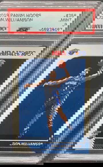 Zion Williamson 2019 Panini Hoops PSA 9