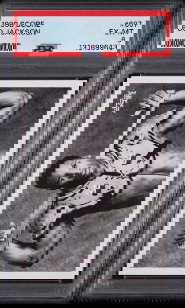 1990 Score Bo Jackson #697 PSA 6