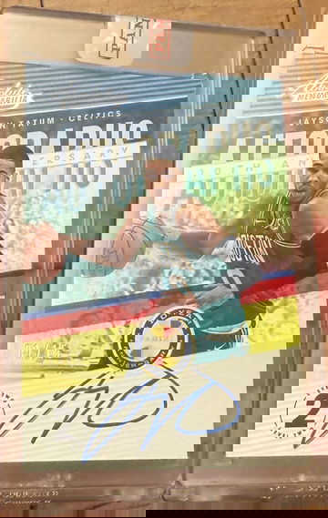 2018 Absolute Memorabilia Jayson Tatum Level 2 Auto /15