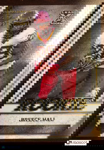 BREECE HALL 2022 Leaf Ultimate Draft GOLD SP #53/99 Iowa State Cyclones JETS