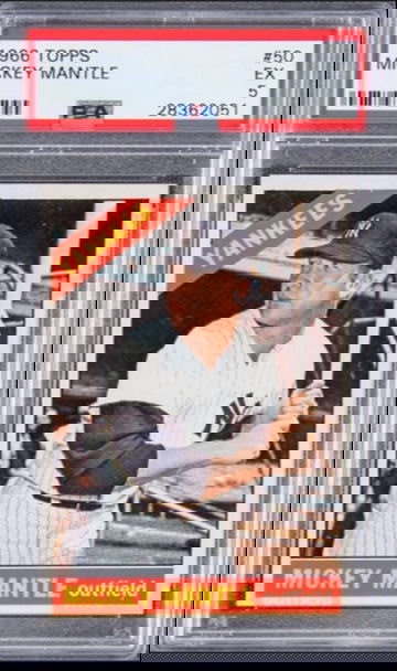 1966 Topps Mickey Mantle