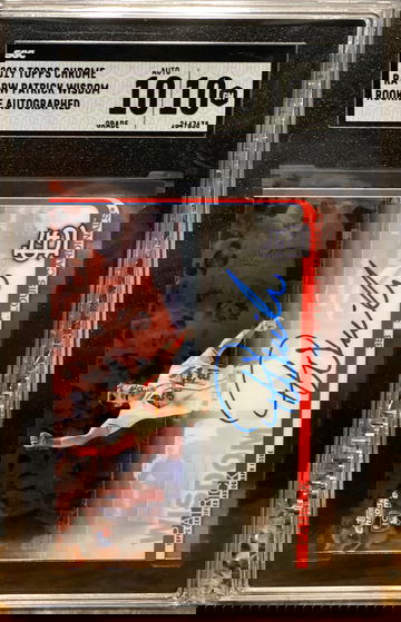 2019 Topps Chrome RA-PW Patrick Wisdom Rookie Autographed SGC 10 10 Gem Mint