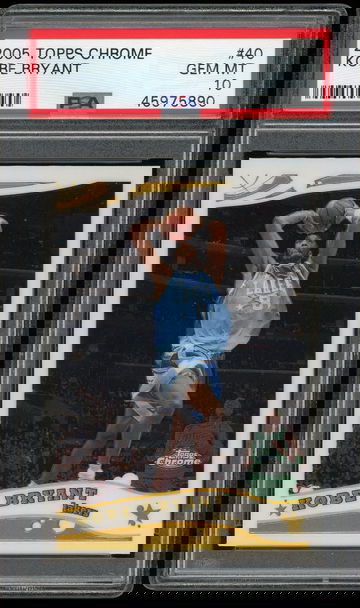 Kobe Bryant 2005 Topps Chrome #40 PSA 10
