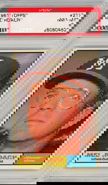 1961 Topps Mel Roach #217 PSA 8 P1307
