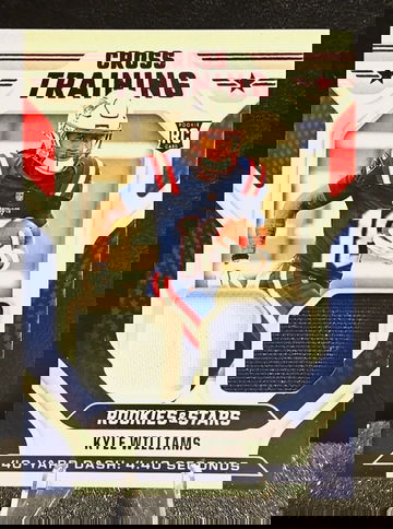 2025 Panini Rookies & Stars  Kyle Williams  Cross Training Patch   (RC) Patriots 