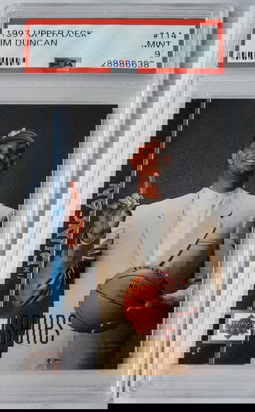 1997 Upper Deck Tim Duncan PSA 9
