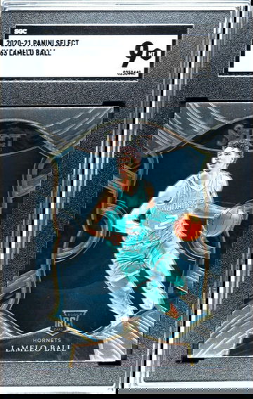 2020-21 Select Concourse #63 LaMelo Ball RC Rookie SGC 9 Mint