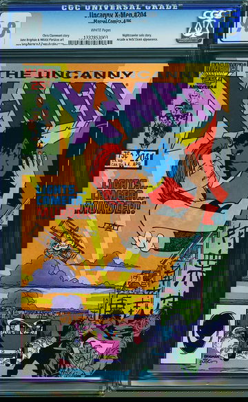 X-MEN #204, CGC 9.8 NM/MT -- HIGHEST GRADED