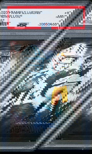 2020 Panini Illusions Jordan Love #8 PSA 9