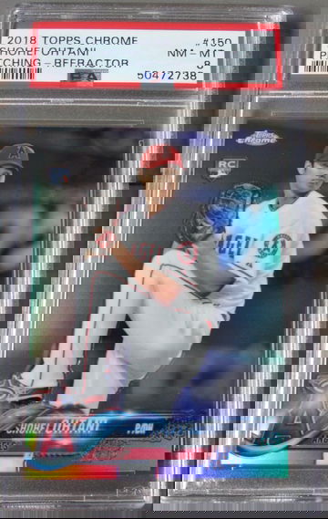 Shohei Ohtani 2018 Topps Chrome Refractor RC #700 PSA 8 