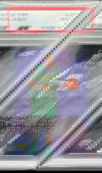 2003 VICTORY LEBRON JAMES #222 PSA 9