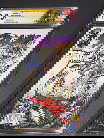 Spawn #9 Newsstand CGC 9.8 Signed Todd McFarlane 