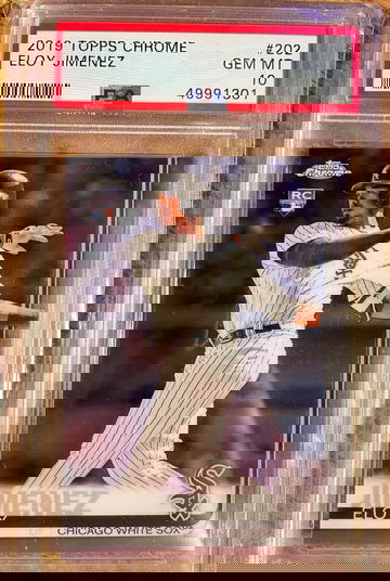 2019 Topps Chrome Eloy Jimenez 202 PSA 10 RC