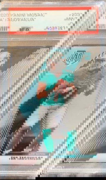 2020 Tua Tagovailoa Mosaic PSA 9 (54387621)