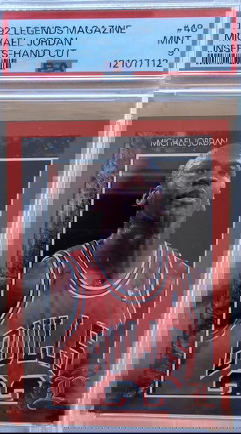 1992 Legends Magazine Michael Jordan PSA 9 low pop