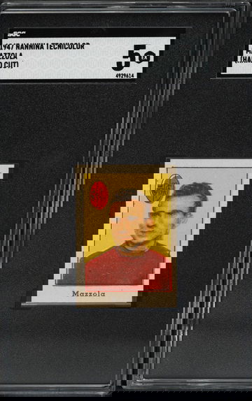 1947 Nanninia Technicolor Valentino Mazzola ROOKIE Hand Cut SGC 5