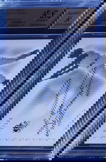 2001 SP Authentic Ken Griffey Jr. AUTO Chirography Silver /100 BGS 9.5 GEM MINT!