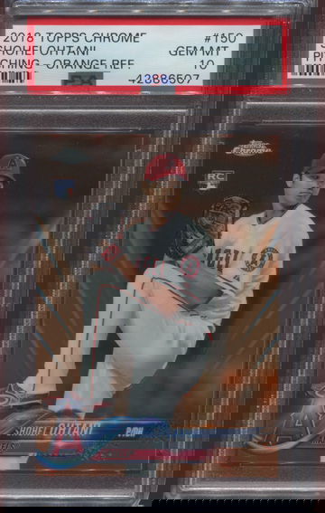 SHOHEI OHTANI 2018 Topps Chrome Orange Refractor /25 PSA 10 Rookie RC