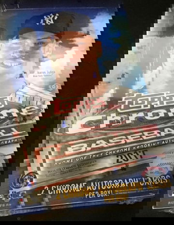 2017 Topps Chrome Hobby Box Sealed