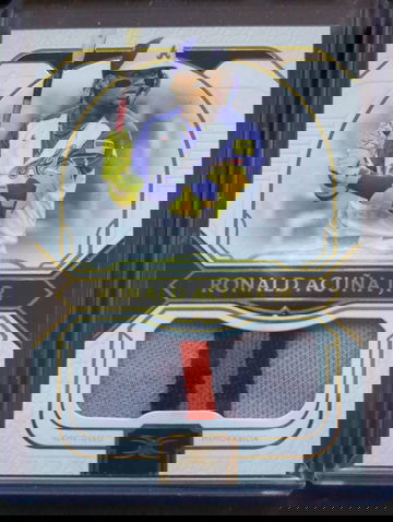 2024 Topps Definitive Jumbo Patch Ronald Acuna /50