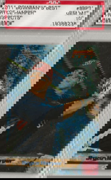 BRYCE HARPER 2011 BOWMAN'S BEST prospects #BBP1 PSA 10