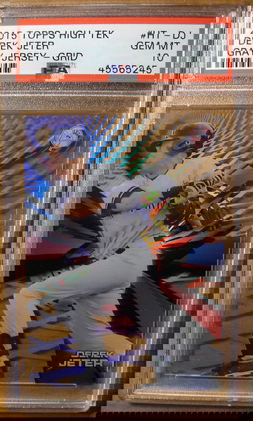 Derek Jeter 2015 Topps High Tek Grid PSA 10