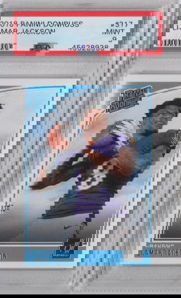 2018 Donruss Lamar Jackson PSA 9