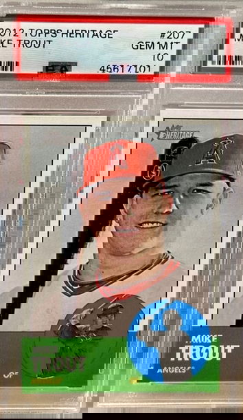 2012 Topps Heritage Mike Trout