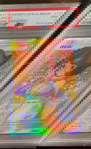 2017 Pokémon Burning Shadows Wicke PSA 9