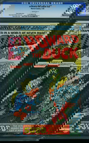 HOWARD THE DUCK #20, CGC 9.4 NM