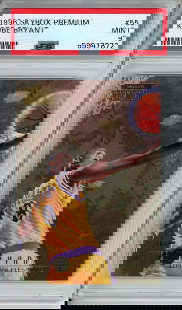 KOBE BRYANT 1996 Skybox Premium #55 ROOKIE PSA 9 MINT LA Lakers HOF GOAT