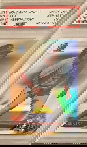 Juan Soto refractor PSA 10