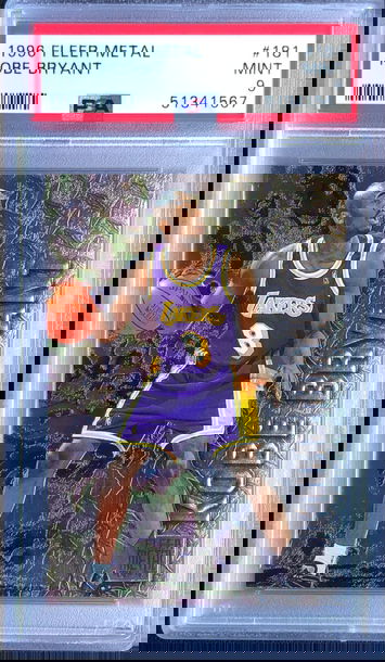 1996 Fleer Metal Kobe Bryant RC Rookie PSA 9 Mint