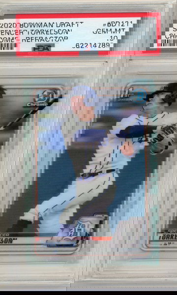 2020 Bowman Chrome Draft Picks Refractor Spencer Torkelson PSA 10