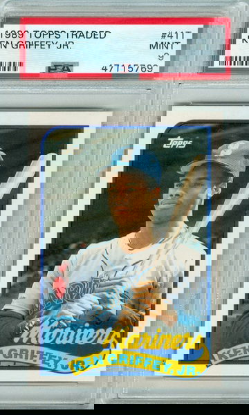 Ken Griffey Jr. 1989 Topps Traded PSA 9