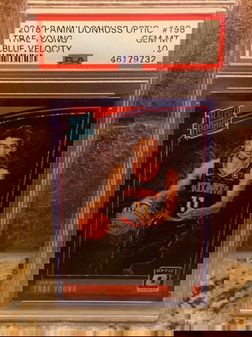 2018 Optic Trae Young Blue Velocity Low Pop