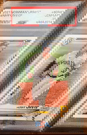 PSA 10 HENRY DAVIS 2021 Bowman Draft Paper Rookie Card RC GEM MINT PSA 10