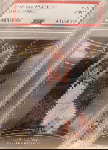 2018 Panini Select #25 Luka Doncic PSA 9