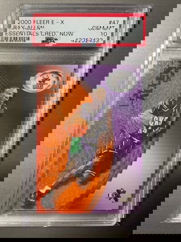 RARE! 2000 Fleer Ex Essential Credentials Ray Allen WOW