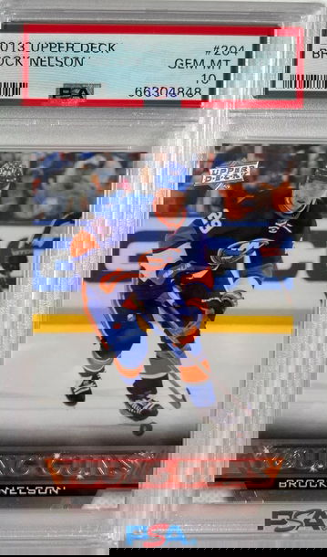 2013 Upper Deck Brock Nelson Young Guns RC Rookie Card PSA 10 Gem Mint