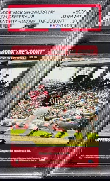 2005 MLB Showdown Strategy Offense Ken Griffey Jr #S20 PSA 10 Gem Mint POP 2